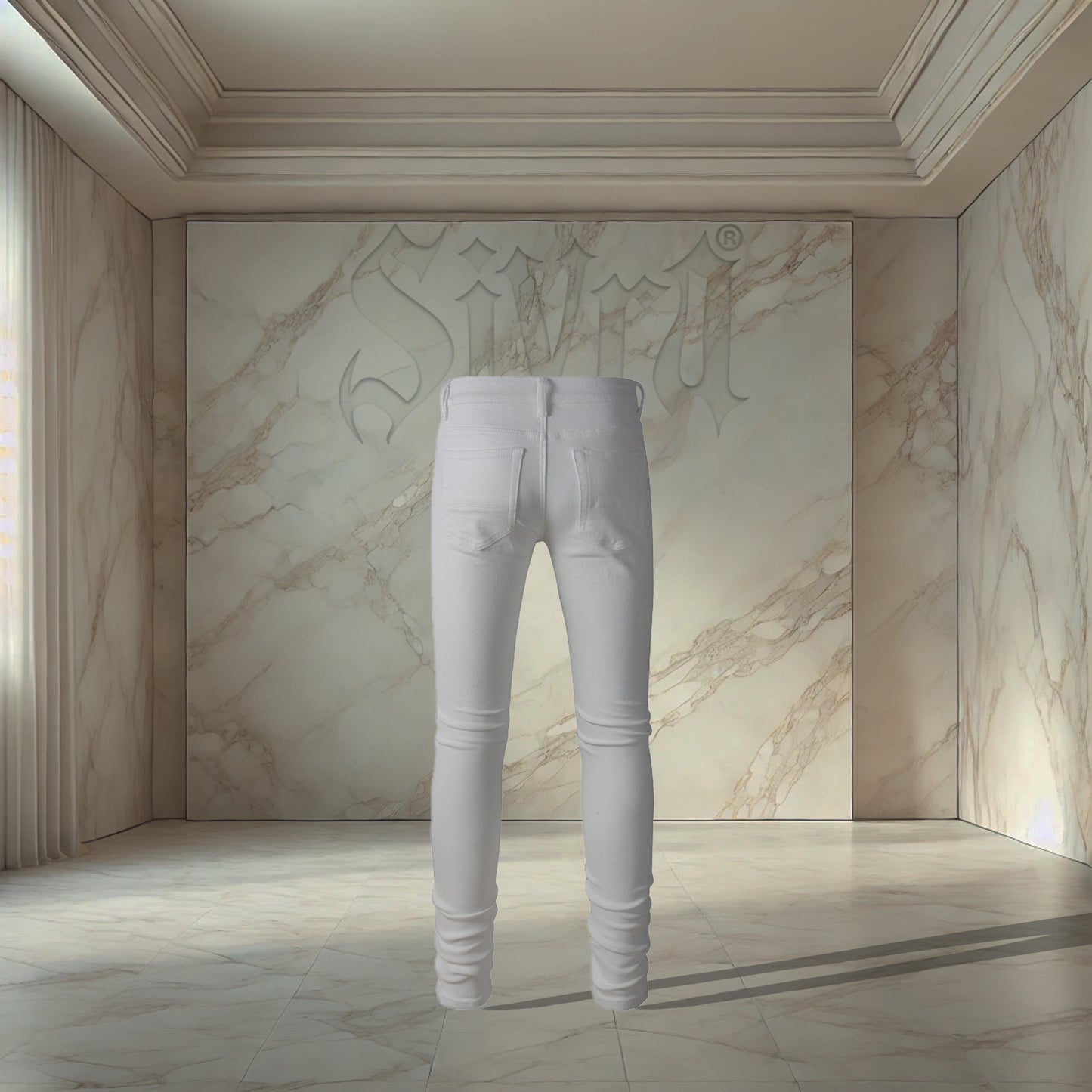 White Bandana Denim