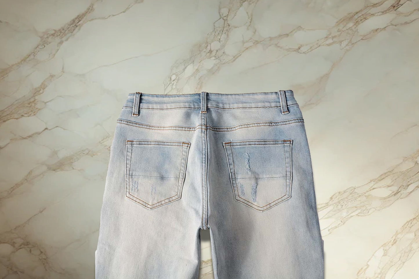 Light Blue Patch Denim