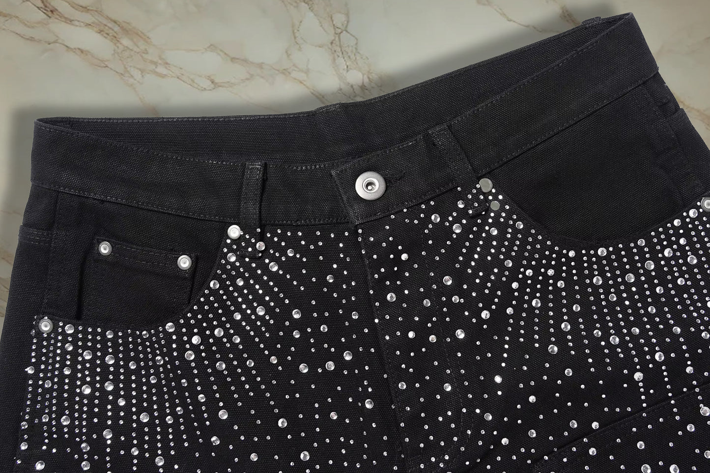 Black Neon Jorts