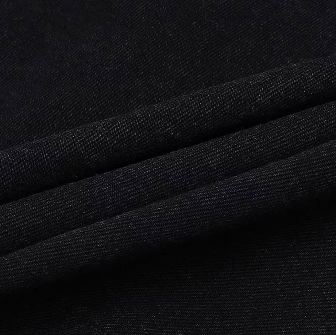 Black Camo Distressed Shirt