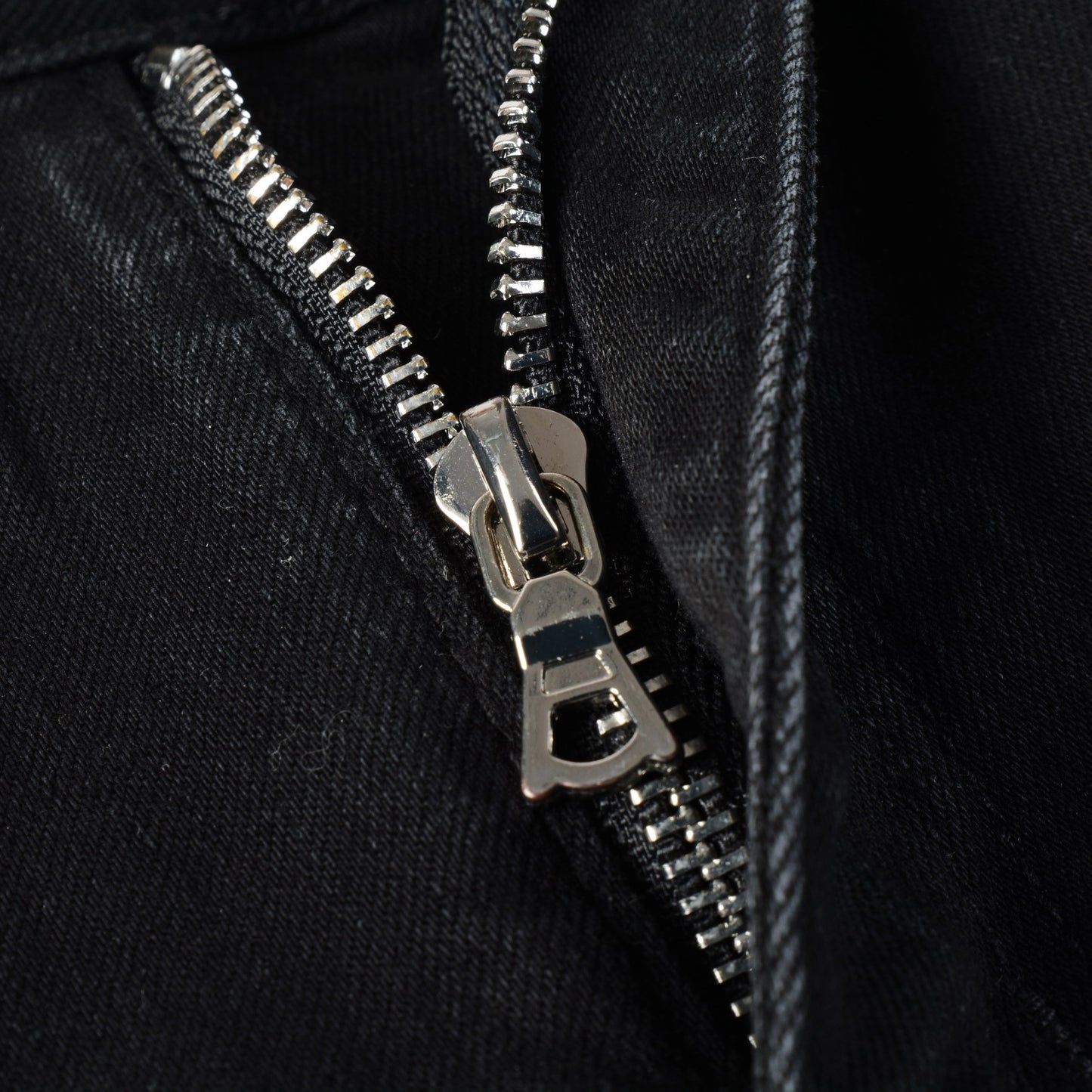 Black Green Patch Denim