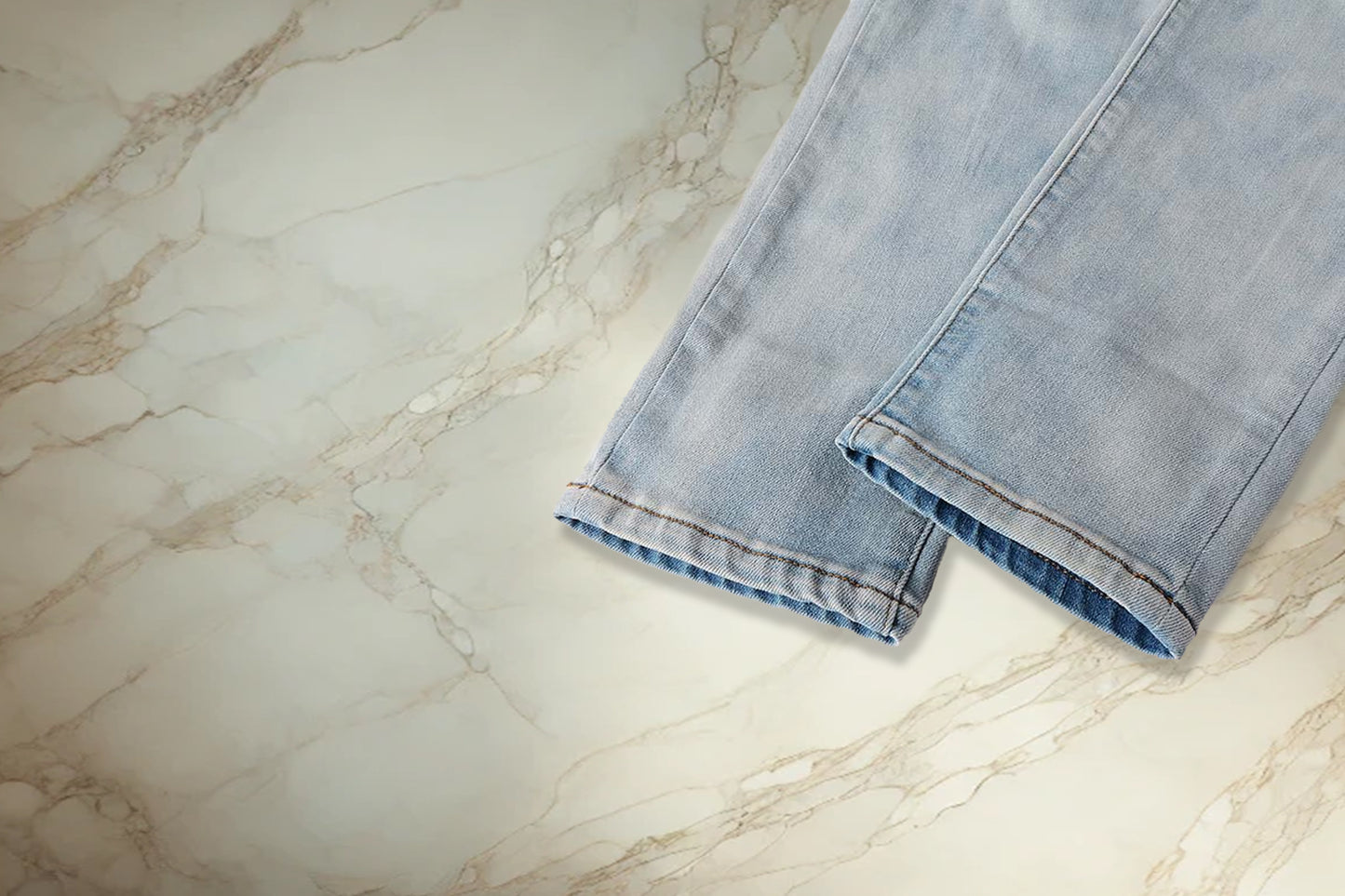 Light Blue Patch Denim