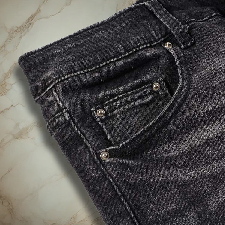 Black Bandana Denim