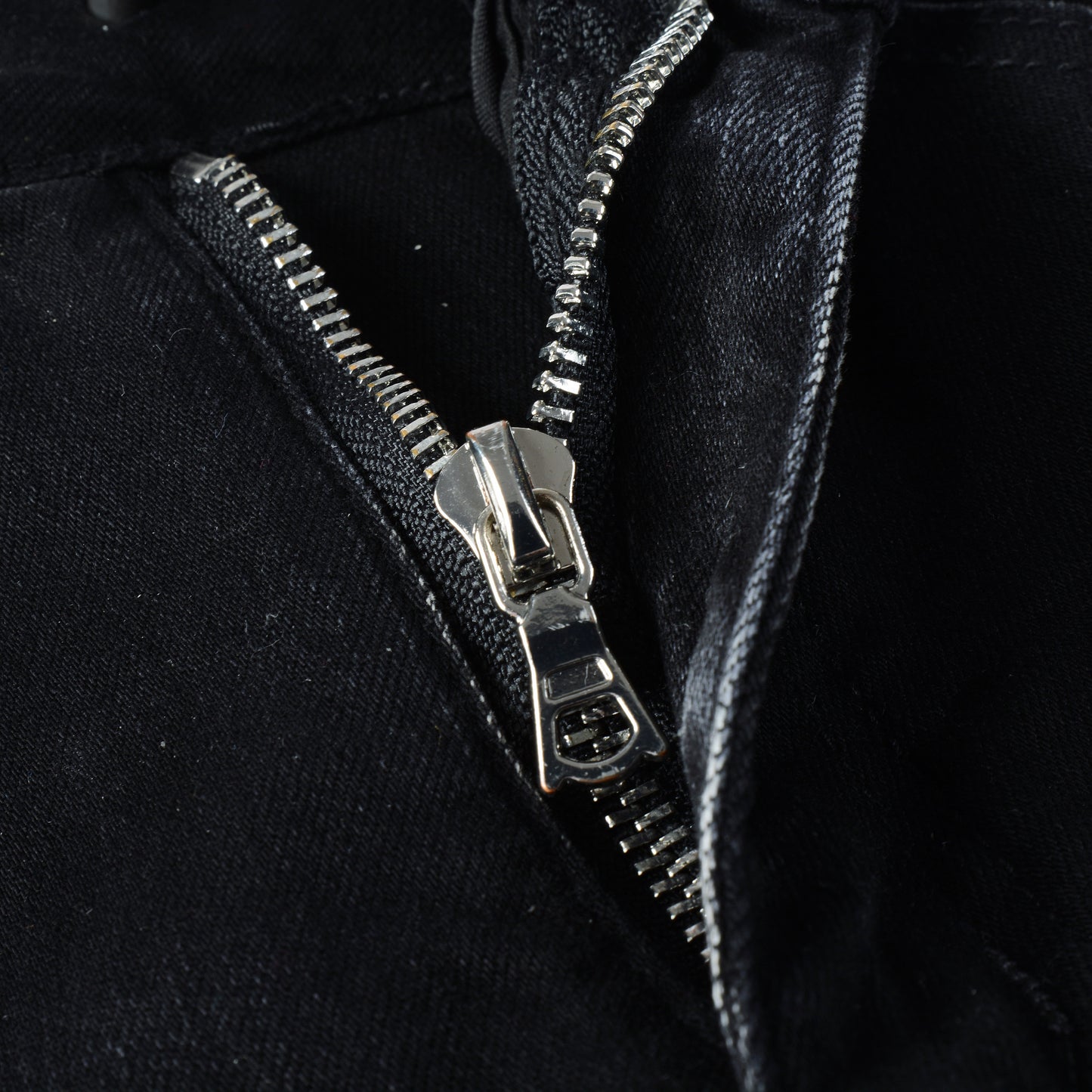 Black Turquoise Patch Denim