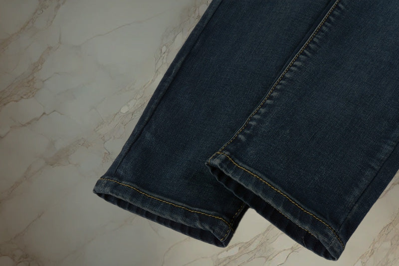 Ripped Patch Denim