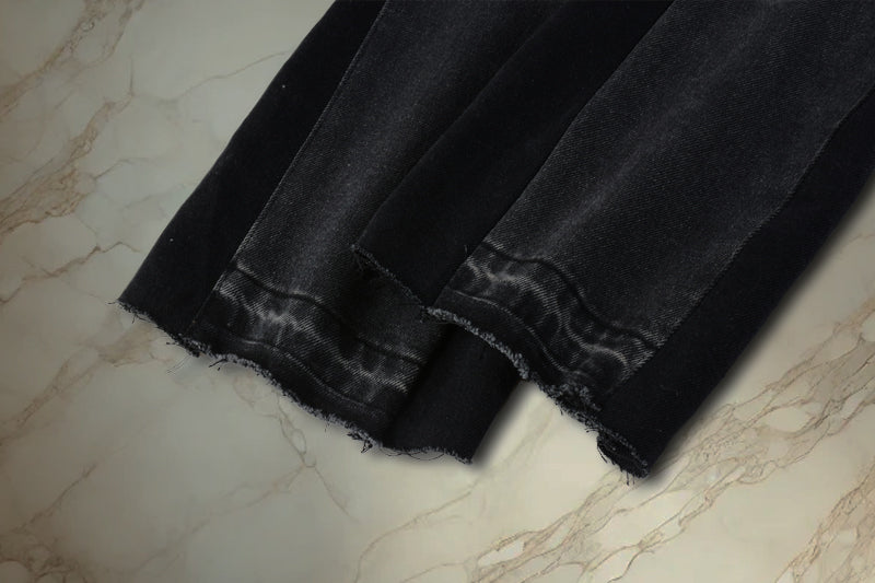 Black Flared Denim