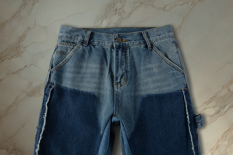 Blue Flared Denim