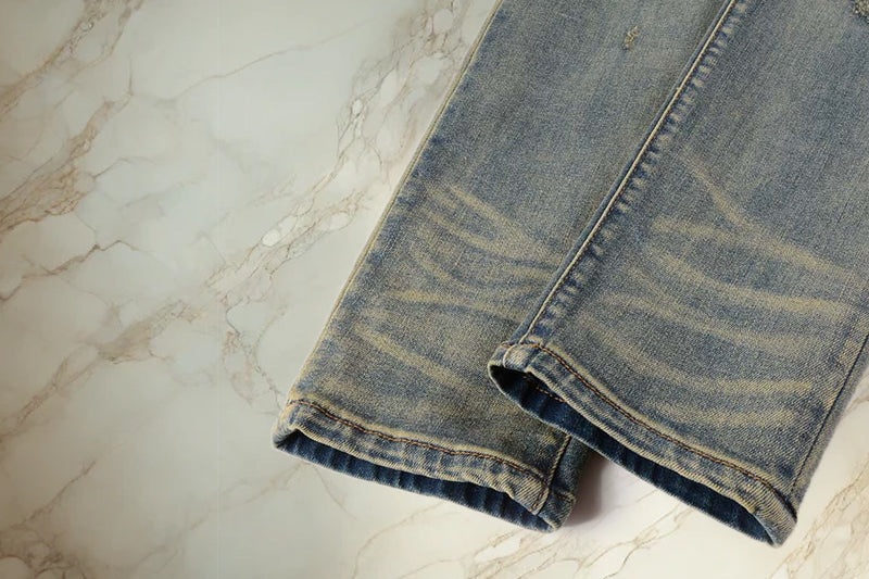 Orange Bandana Denim