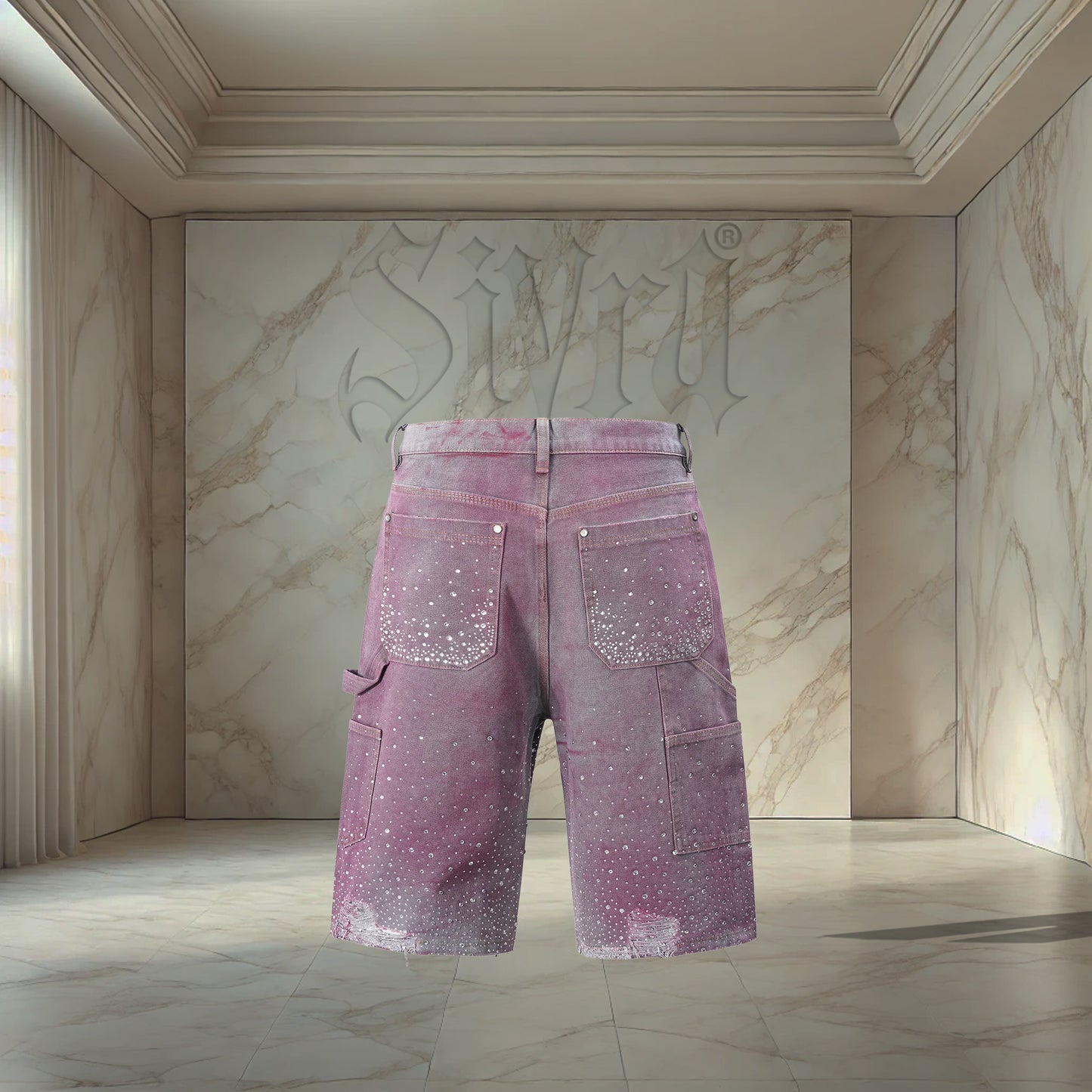 Purple Neon Jorts