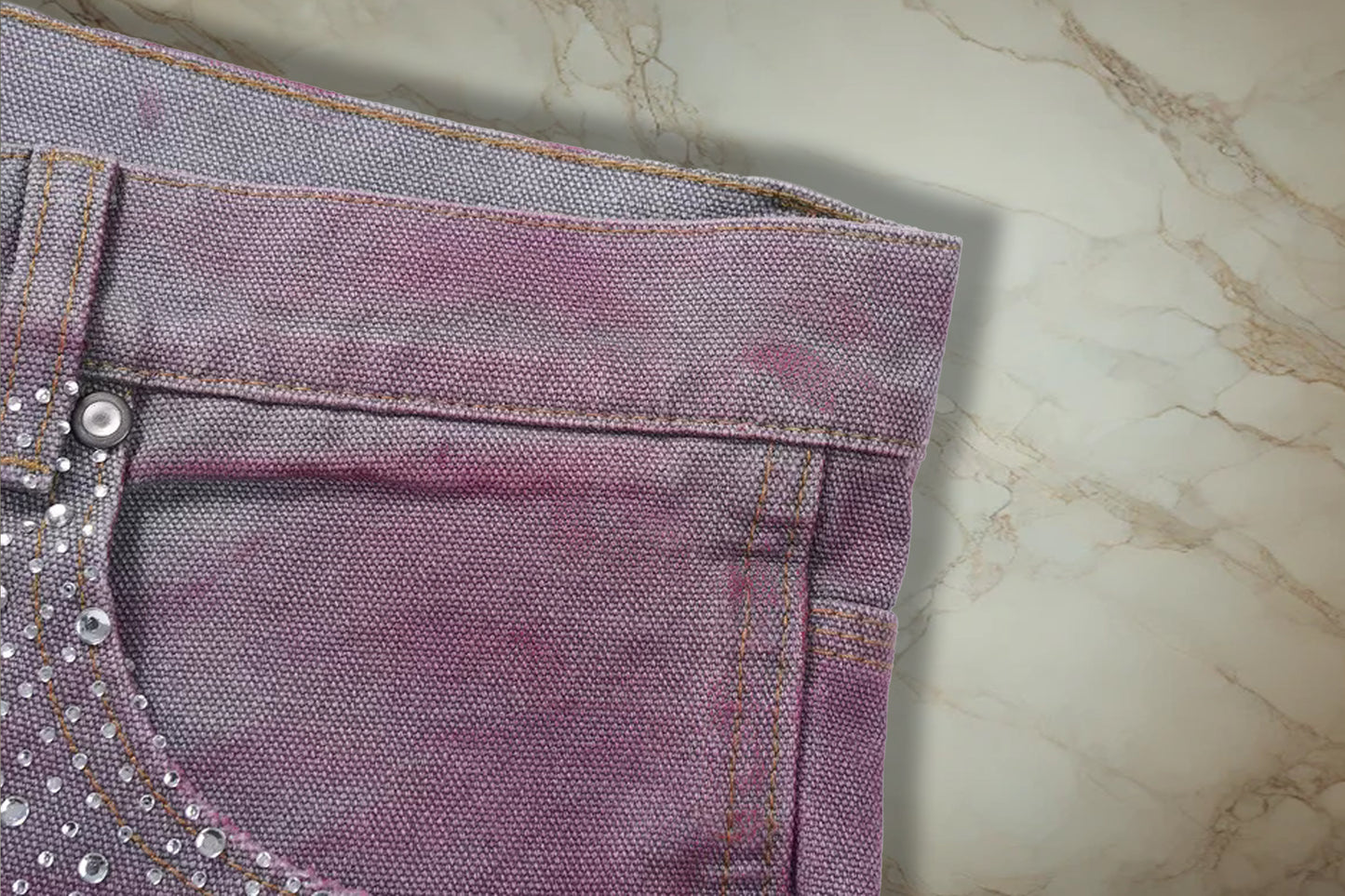 Purple Neon Jorts