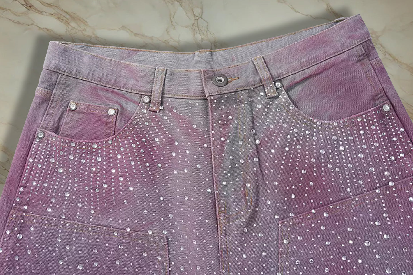 Purple Neon Jorts