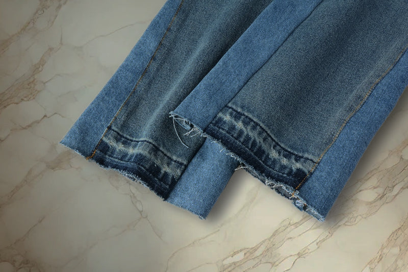 Blue Flared Denim