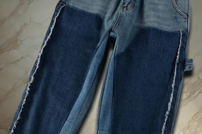 Blue Flared Denim