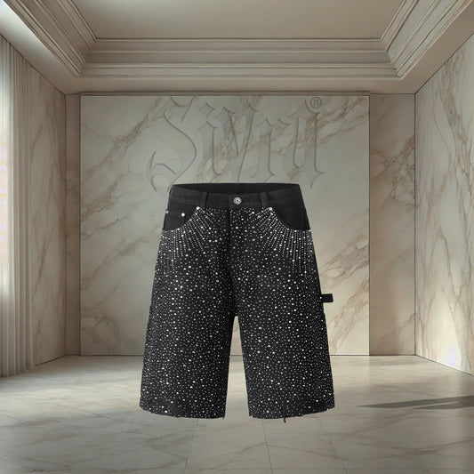 Black Neon Jorts