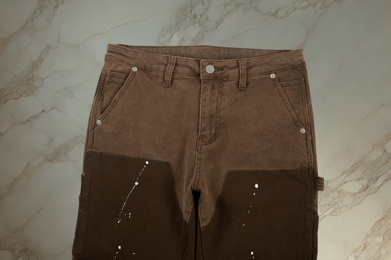 Bronze Flared Denim