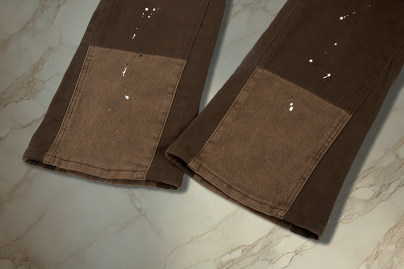 Bronze Flared Denim