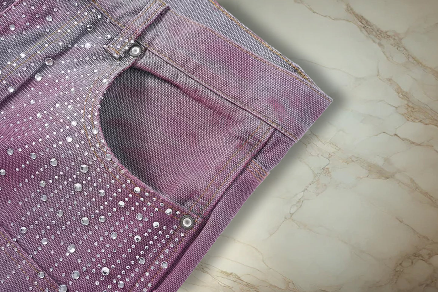 Purple Neon Jorts