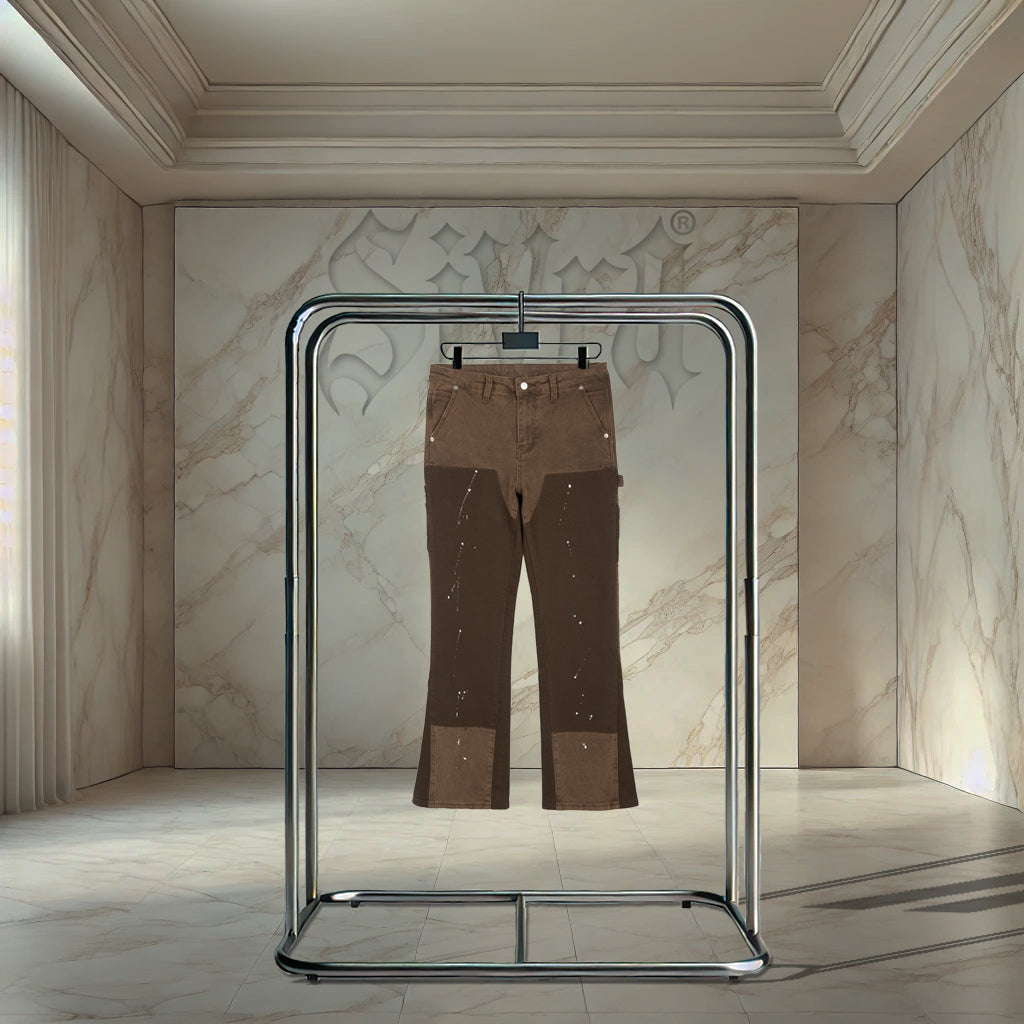 Bronze Flared Denim