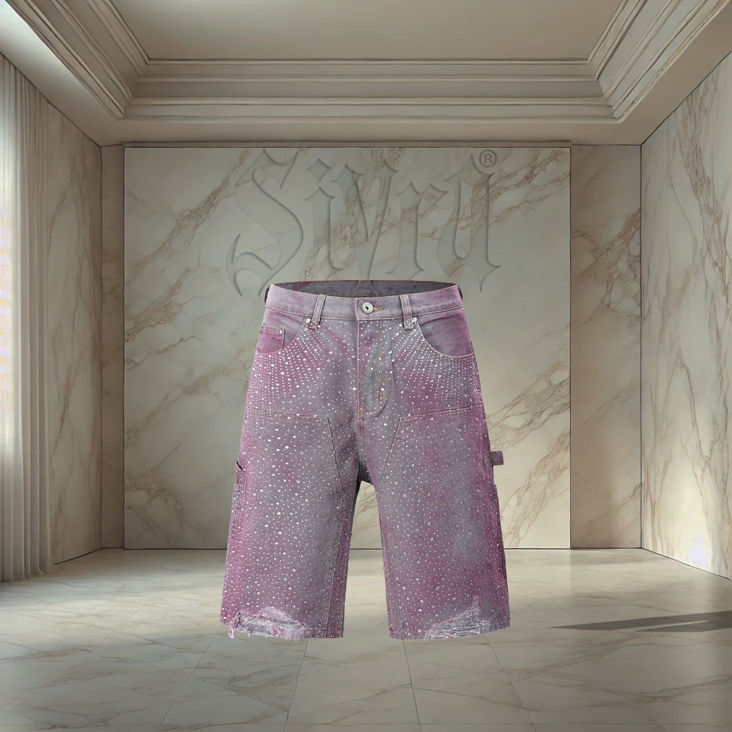 Purple Neon Jorts